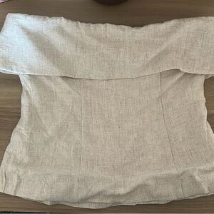 Missguided linen off-shoulder top